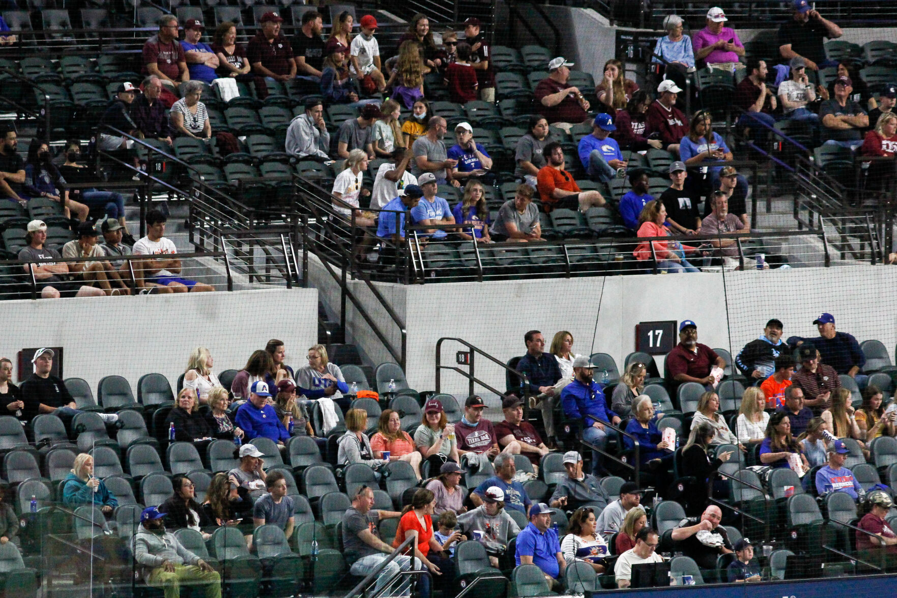 Photos: Mavericks lose 8-4 against Texas A&M University despite early lead